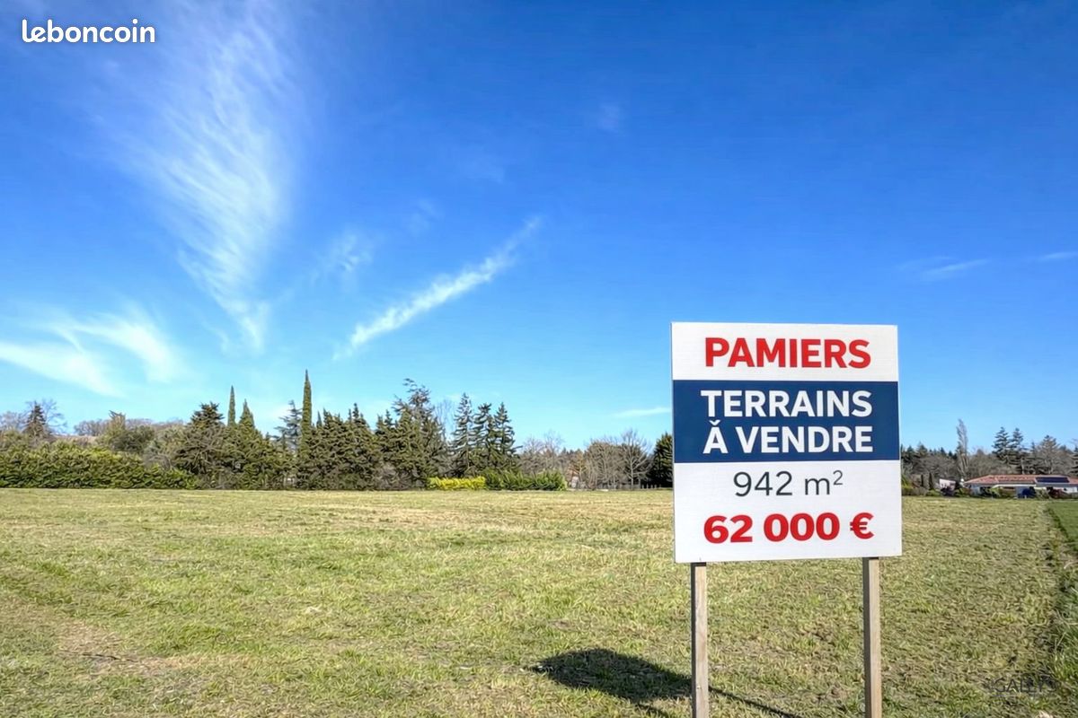 Terrain 942 m² · à Pamiers · 942 m² · 62 000 €