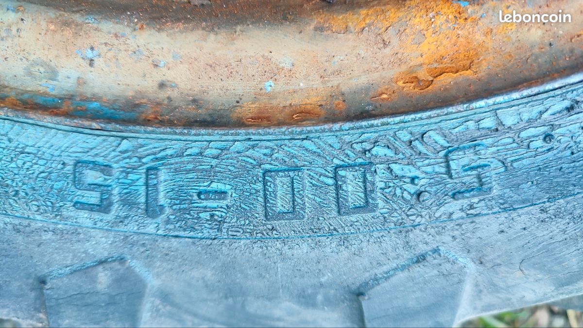 2 roues pour motoculteur 5 00 - 15 (image 3)