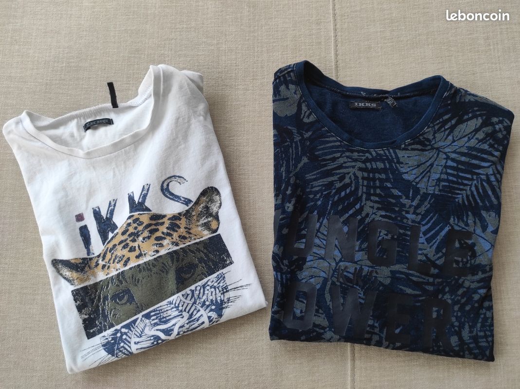 T-shirts IKKS 12 ans. Lot de 2 (image 1)