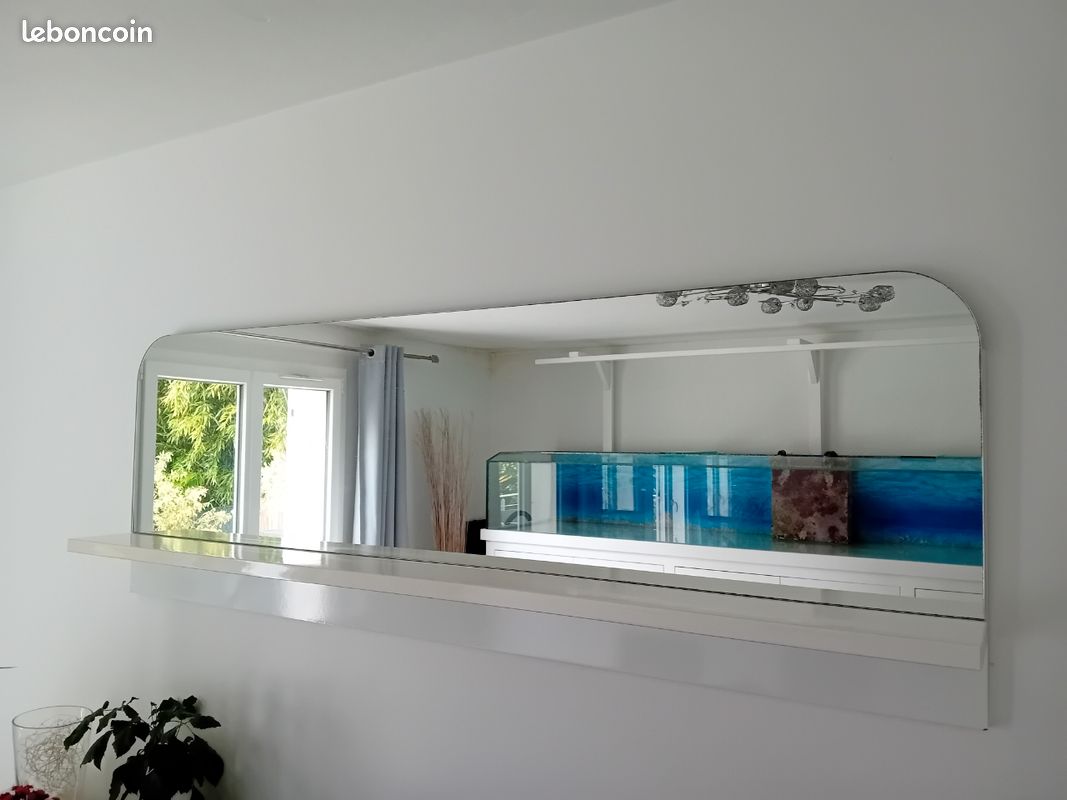 Grand miroir avec tablette (image 2)