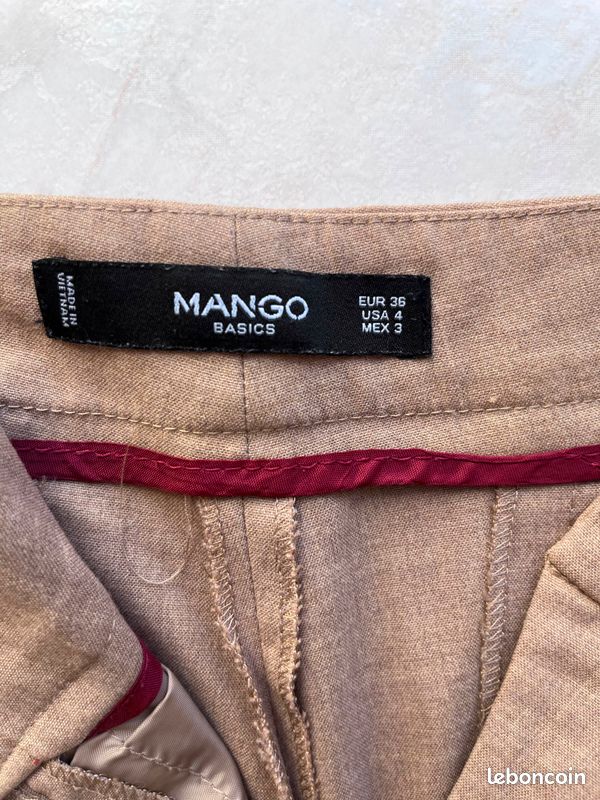 Pantalon fluide mango (image 2)
