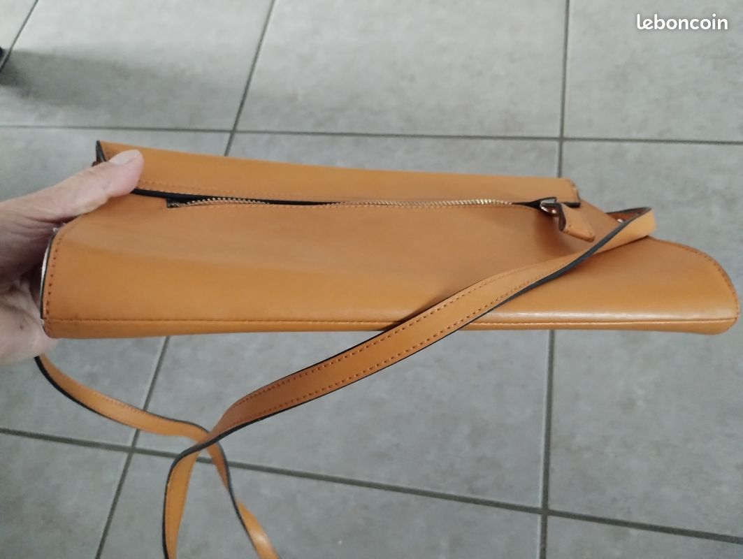 Sac a main bandoulière fiato jaune moutarde (image 7)