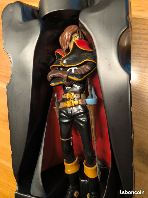 Figurine Harlock (Albator) - Bandpresto 1999 - 21cm, Cosmos 999, Sous Blister (État Parfait)