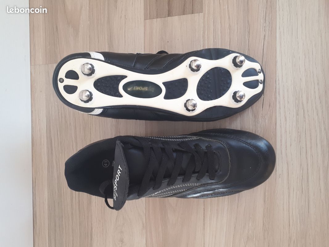Chaussures De Foot Anciennes Sarrat Lienne - Taille 41 - Vintage - Très Bon état