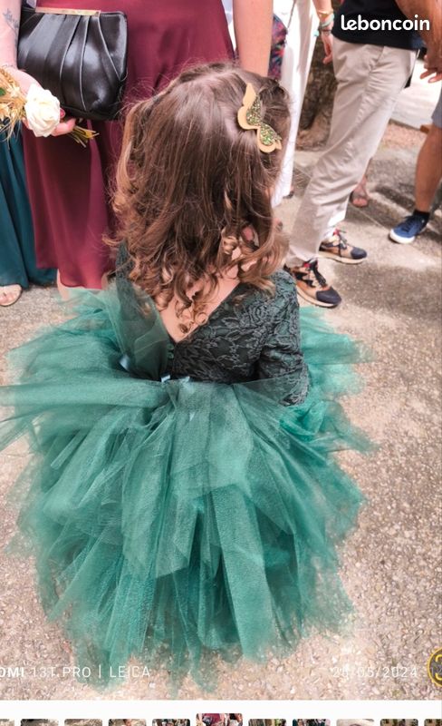 Robe Tutu vert emeraude (image 2)
