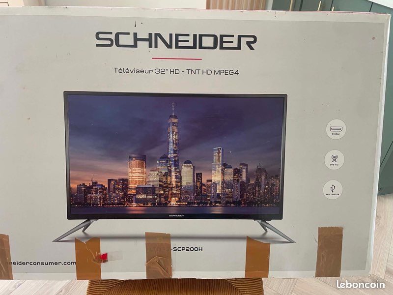 Télévision HD SCHNEIDER 32 pouces (image 1)