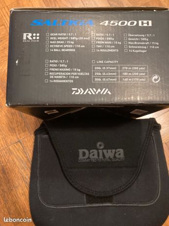 Moulinet tournant DAIWA 10 SALTIGA 4500 DAIWA SALTIGA Shore