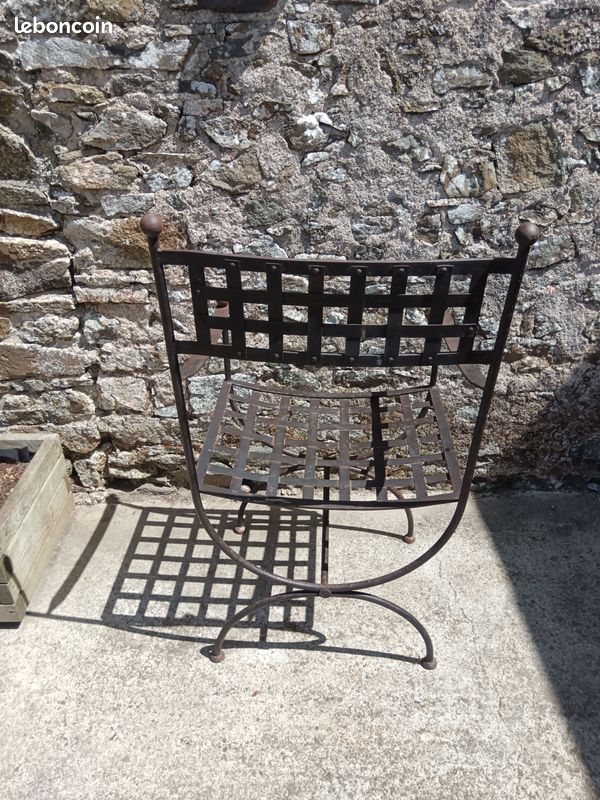 Chaises fer forgé (image 10)