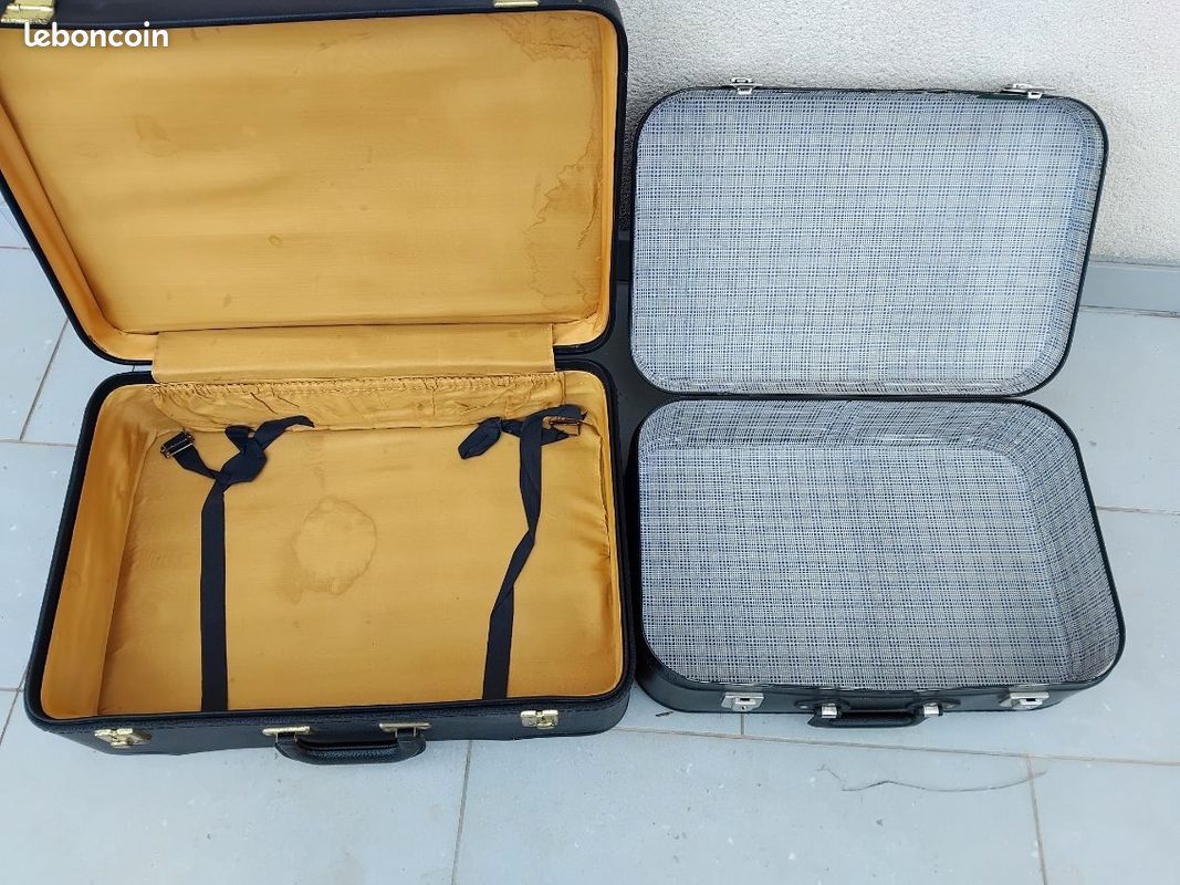 Valise en cuir vintage (image 3)