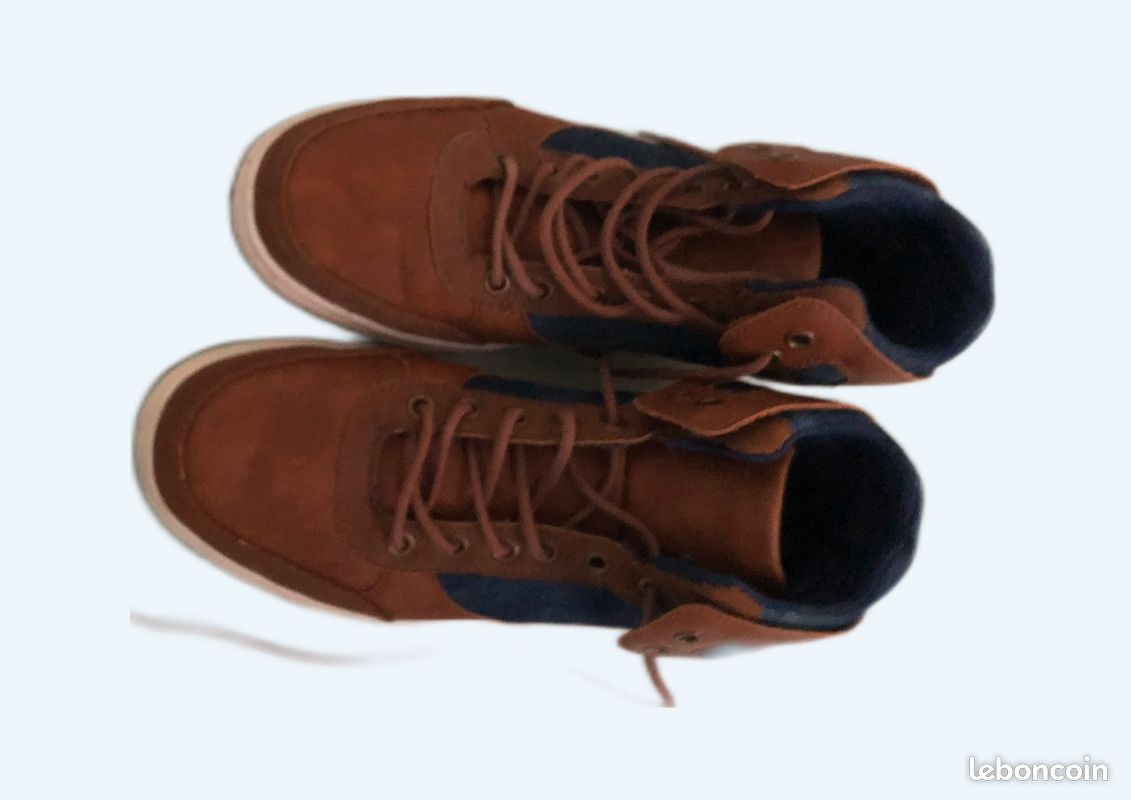 1 paire de chaussures montantes homme (image 1)