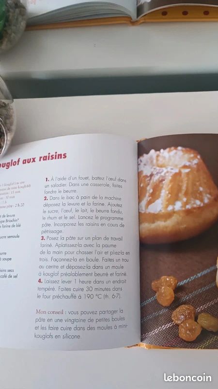 Livre "Pains cho - Salés et sucrés à la machine à pain" (image 12)