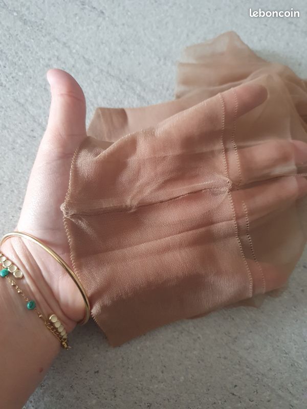 Lot de 10 paires de bas couture nylon vintage années 60 Taille 2 (image 11)