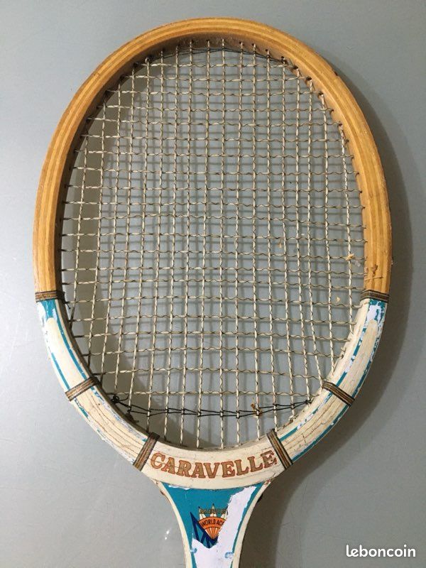 Raquette de tennis vintage en bois Marco - Sport & Plein air