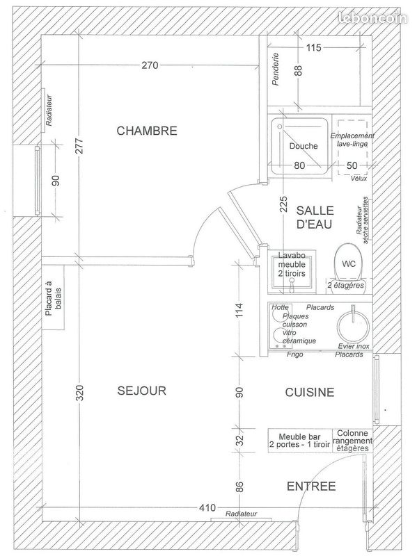 Maison a louer reze - 1 pièce(s) - 23 m2 - Surfyn