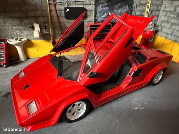 POLISTIL-TONKA 1/18 : LAMBORGHINI COUNTACH LP 5000 de 1988 OCCASION