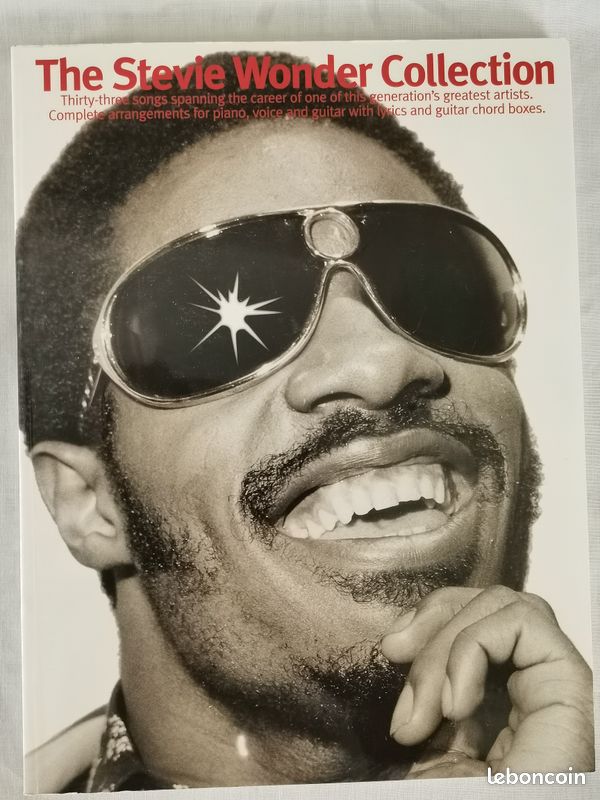 Recueil de partitions du chanteur Stevie Wonder «The Stevie Wonder collection» (image 1)