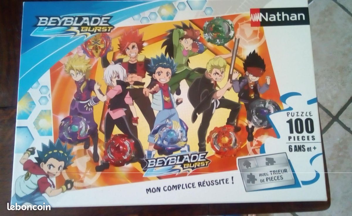 Puzzle Beyblade Burst 100 pièces - Editeur NATHAN - (image 1)