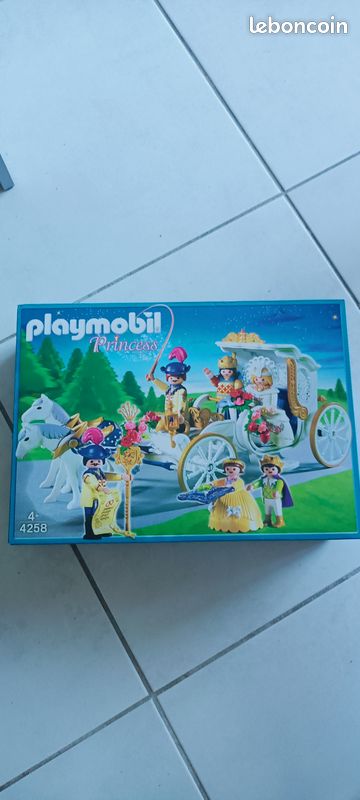 Playmobil 4258 - Le Prince Et La Princesse Dans La Calèche - NEUF Scellé - Allemagne