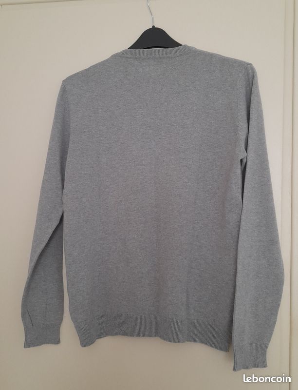 Sweat Pull Homme Salvage, Gris Coton, Taille M, Avec Impression Cheval Mumford & Sons, Vintage