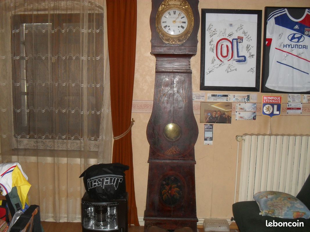 Vieille horloge a poid des année 1900 (image 1)