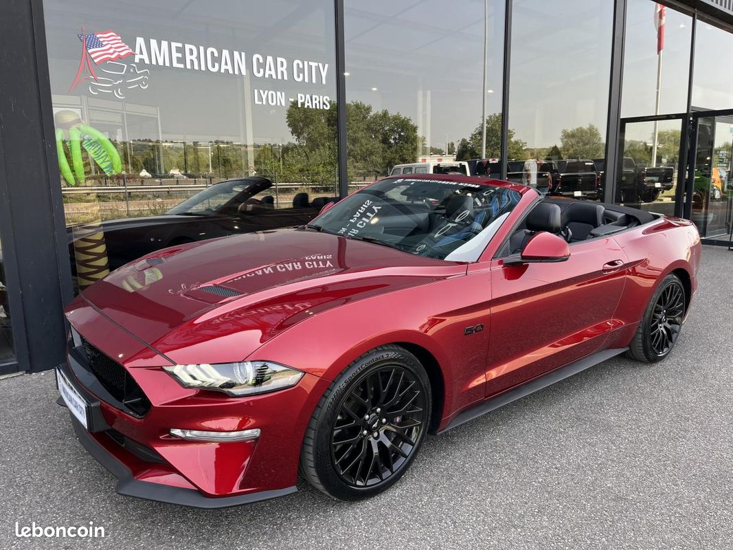 FORD MUSTANG GT CABRIOLET V8 5.0L BVA10 - Pas de Malus (image 1)