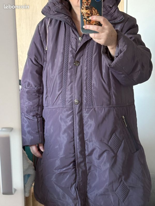 Anorak chaud violet (image 1)