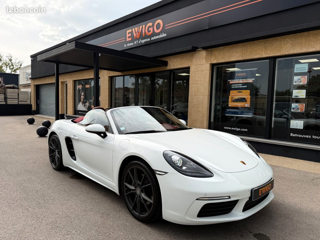 Porsche 718 boxster (982) 2.0 300ch - bvm6 - cuir etendu rouge bordeaux - jantes s 20 pouces - entretiens porsche (image 19)