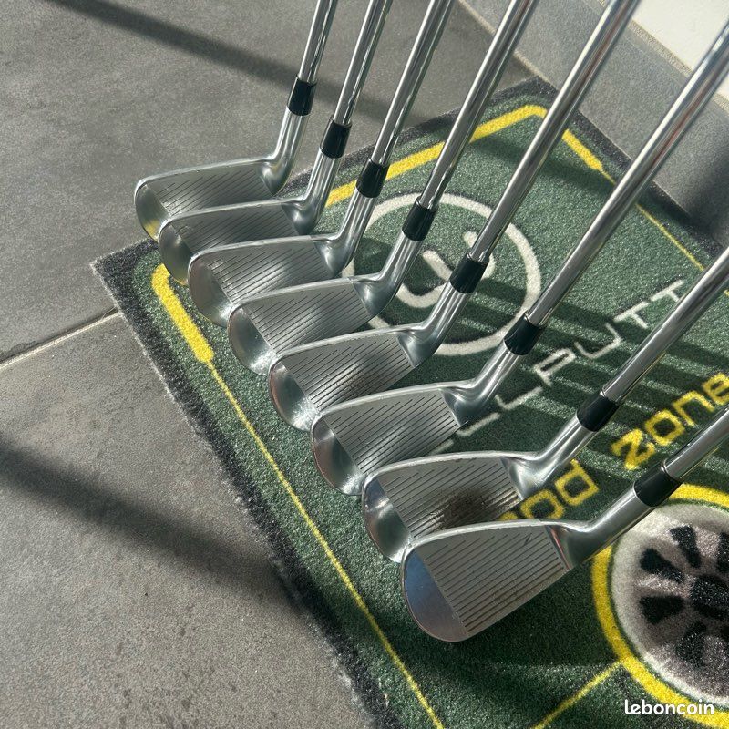 7 Tiges De Fer KBS Tour 130 Pure X-STIFF – Lot Shafts Acier 32,75 à 36,5 Pouces (0,355)