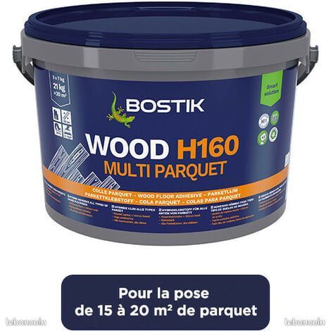 Colle Parquet - Bostik Wood H160- 21 kg (3 sachets de 7 kg) (image 1)