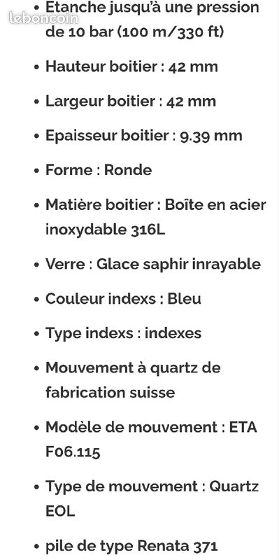 đšđSplendide đâïžmontre de LUXE TISSOT PR 100 ( full set) (image 16)