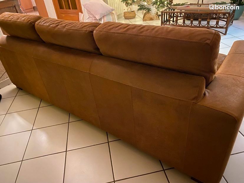 Vends canapé cuir (image 3)