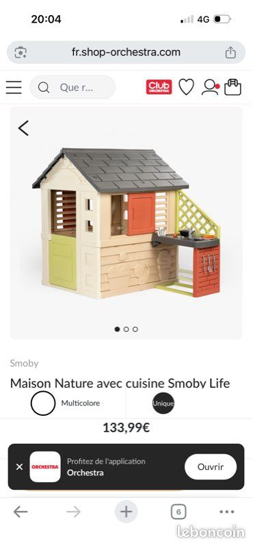 Maisonnette extérieure jeux enfants (image 1)