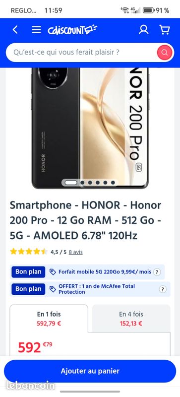 Honor 200 Pro 12GB/512GB Black - buy