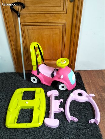 Trotteur porteur balade maestro rose SMOBY Jeux Jouets