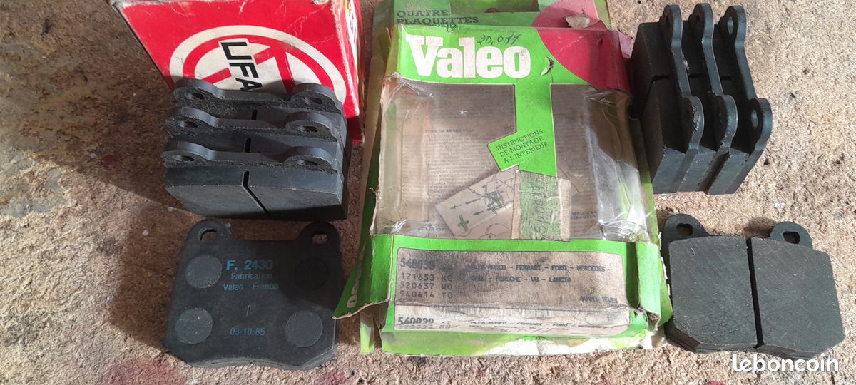 2 jeux plaquettes frein ferrari porsche alfa lancia (image 2)