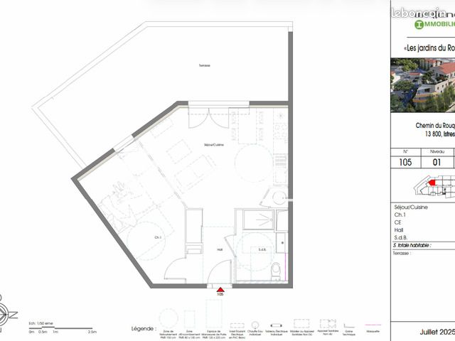 Appartement 2 pièces 43 m² · à Istres · 43 m² · 812 €/mois
