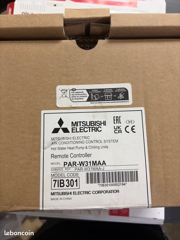 Commande de contrôle CAHV et QAHV - Mitsubishi - PAR-W31MAA-J (image 5)