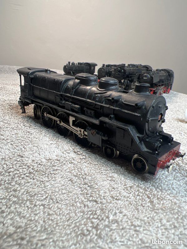 Loco Vapeur Jouef HO Pacific 231C – électrique, Fonctionne, Longueur 29cm, Bon état