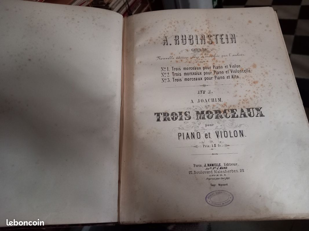 Partitions anciennes de musique (image 5)