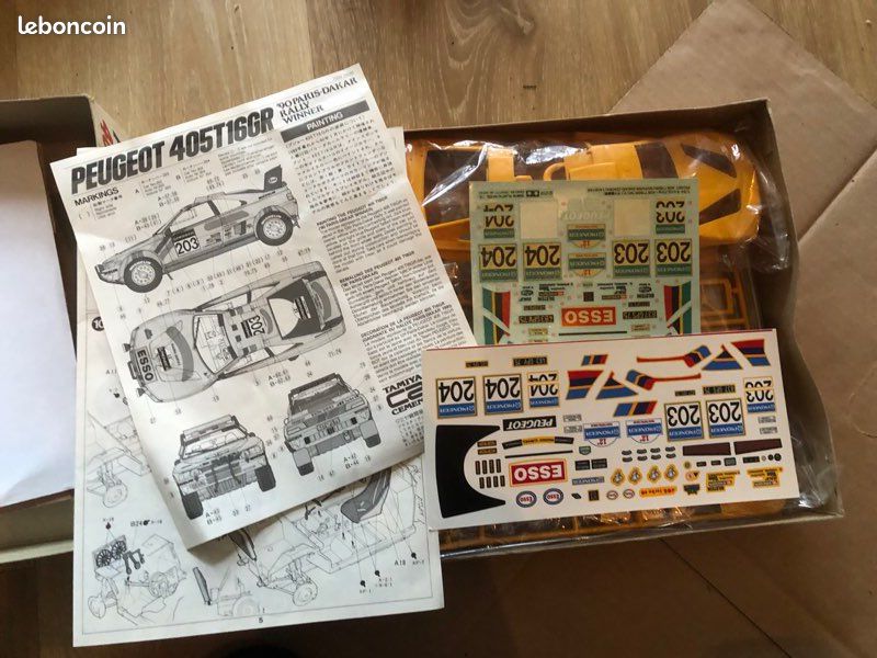 Maquette TAMIYA 405T16GR Paris Dakar 90 (image 2)