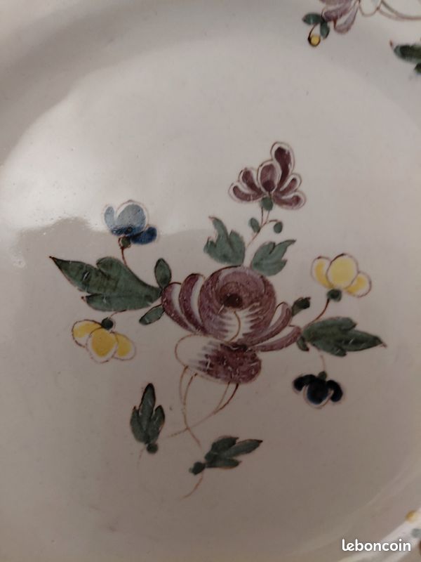 6 assiettes Saint - Sever vintage (image 3)