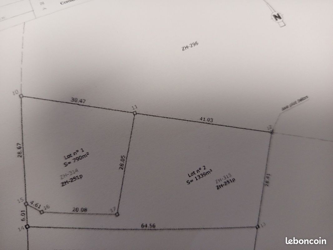 Terrain a vendre · à Montendre · 36 000 €
