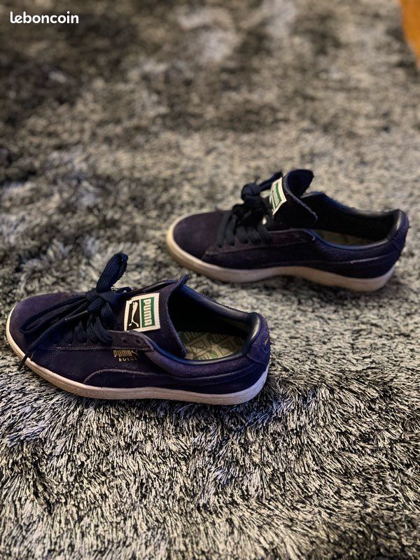 Puma Suède Bleu Marine Chaussures