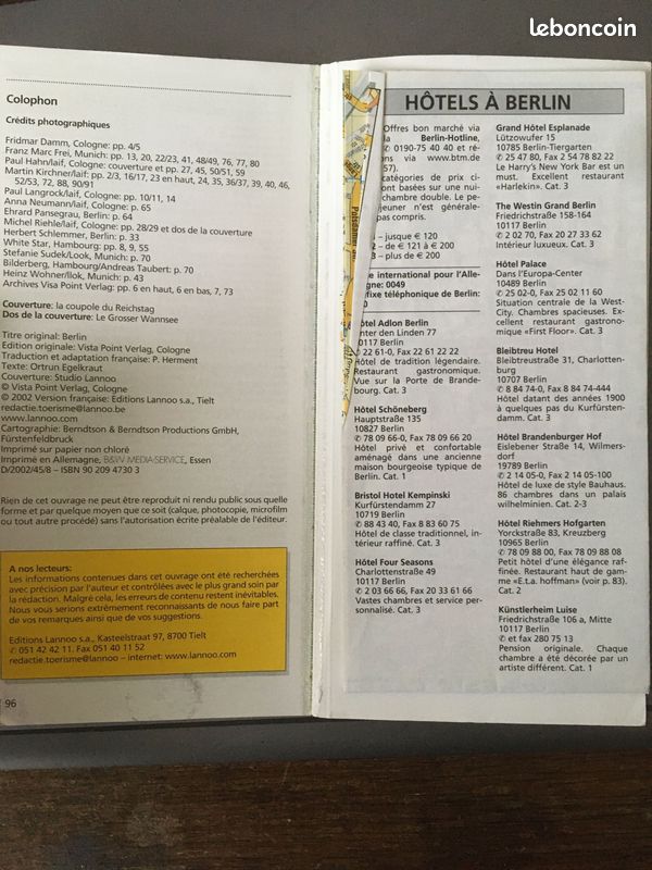 Guide de Berlin avec carte pliable (image 4)