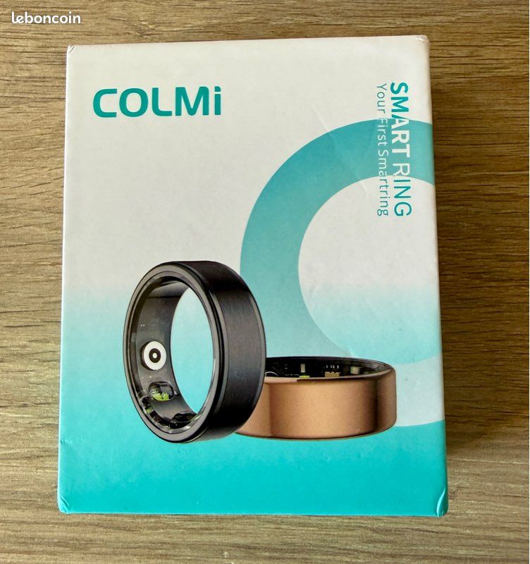 Bague connectée COLMI R09 Smart Ring – Noir – Taille 11 (image 1)