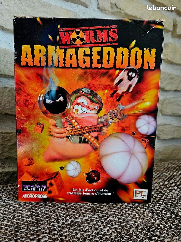 Worms 1 Sur PC – Big Box édition Française – Bon état