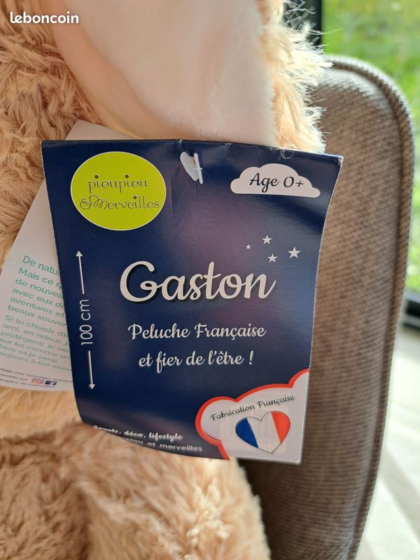 Peluche Géante - Gaston l'Ourson 100cm (image 2)