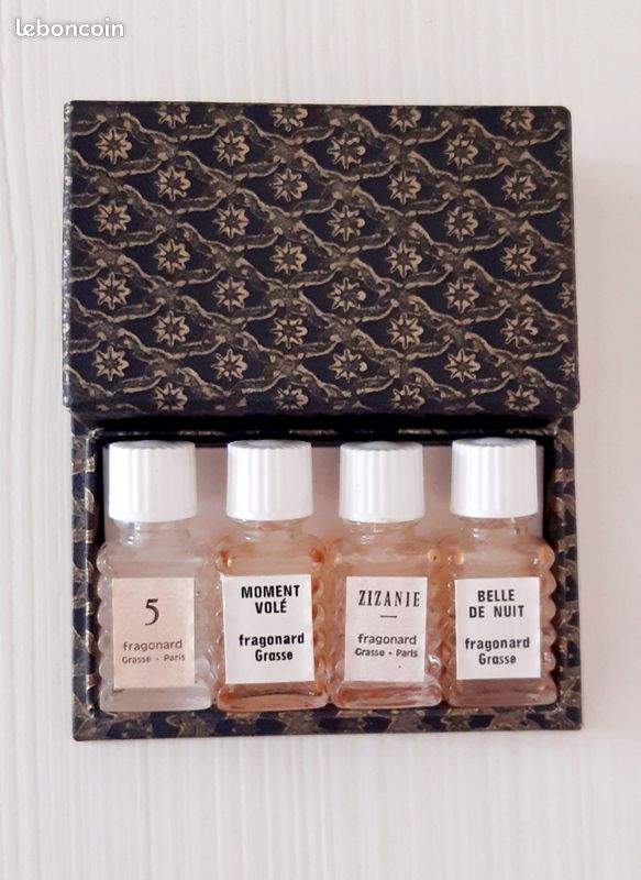 2 Flacons Parfum Fragonard Bleu Riviera - Presque Vides, Avec Fond, Neufs