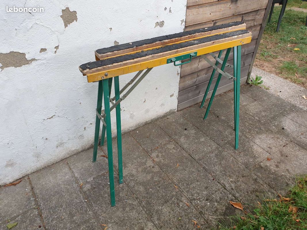 Paire de tréteaux pliant Macc en metal (image 3)