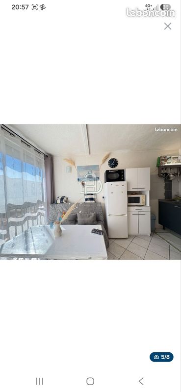 Appartement 2 pièces 20 m² · à Gruissan · 20 m² · 470 €